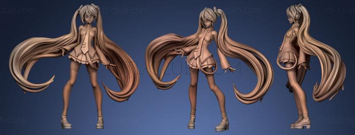 3D model Miku Hatsune (STL)